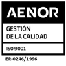 Certificado Calidad AENOR empresa registrada