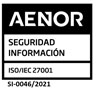 Certificado Calidad AENOR seguridad informacion