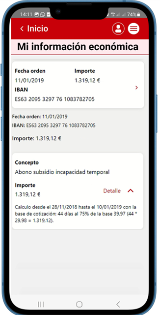 mi informacion económica