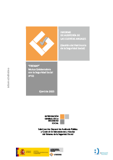 INFORME DE AUDITORÍA DAS CONTAS ANUAIS (XESTIÓN DOS ACTIVOS DA SEGURIDADE SOCIAL)