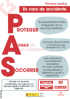 Primeros auxilios. En caso de accidente