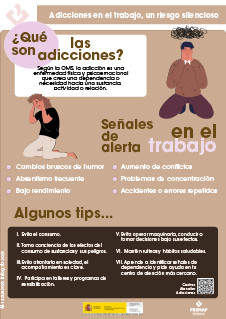Adicciones en el trabajo, un riesgo silencioso. Señales de alerta en el trabajo