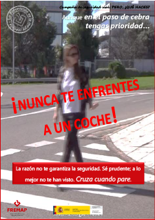 En el paso de cebra