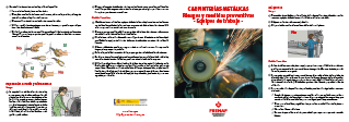 Carpinterías metálicas. Riesgos y medidas preventivas Equipos de trabajo