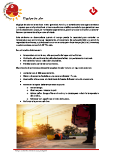 1.- Heat stroke