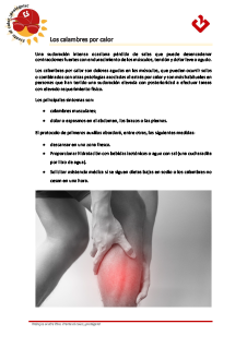 3.- Heat cramps